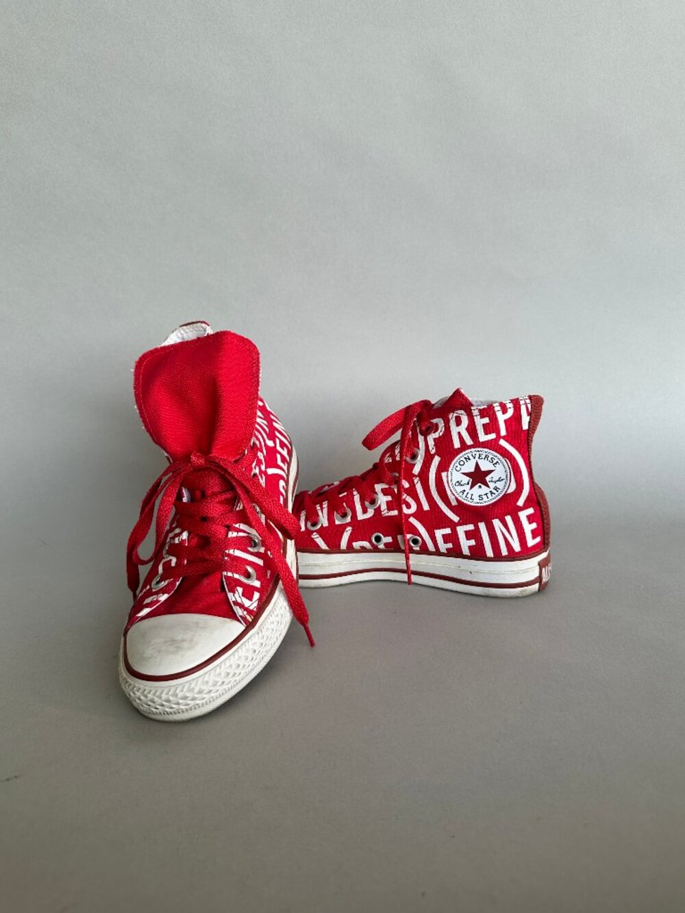 Converse (RED) Chuck High Top Sneakers! Size 4M, 6W